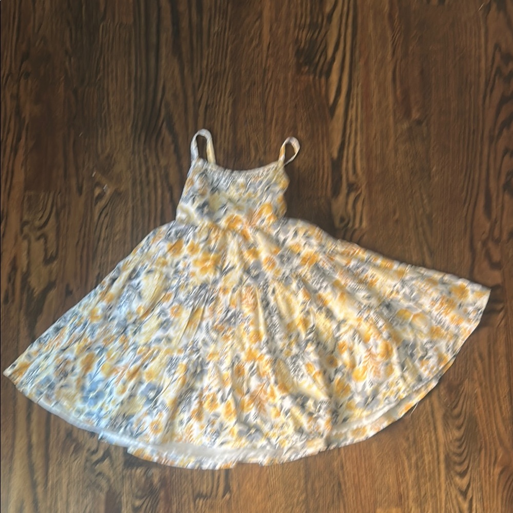 Rachel Zoe Sunlit Yellow and Soft Gray Kids Dress
